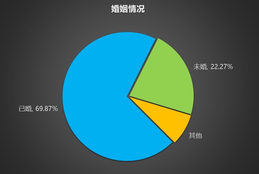 南京市場調(diào)查,南京母嬰設(shè)施建設(shè)現(xiàn)狀調(diào)查,受訪者樣本婚姻狀況構(gòu)成.jpg